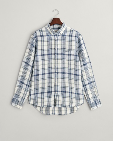 GANT Reg Linen Madras Shirt